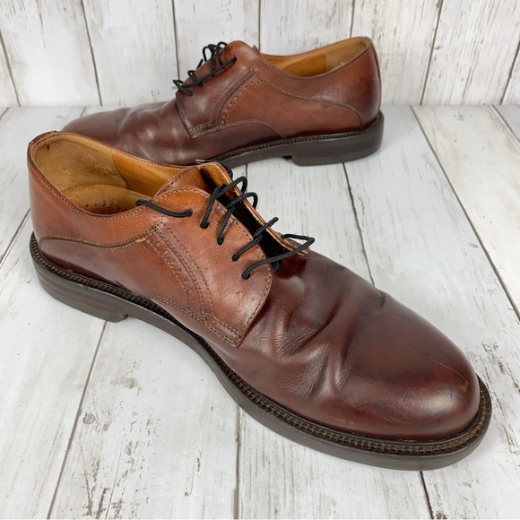 Johnston & Murphy Passport Mens Oxfords Size 10 Brown Leather 20-1350 Shoes - Picture 7 of 9